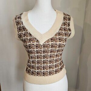 MOD Plaid Pattern Vest